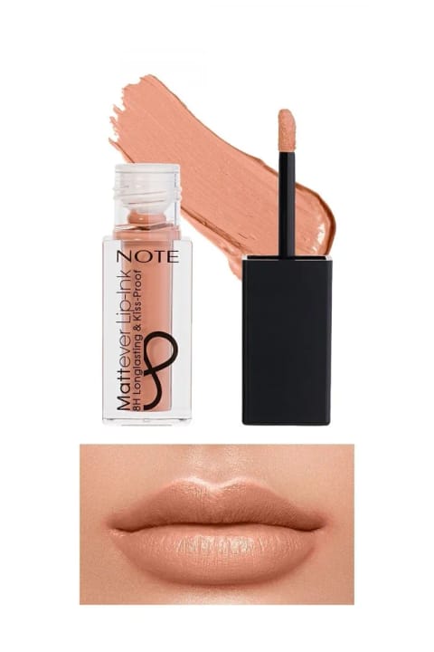 NOTE Mattever Lip-Ink رژ لب مایع مات و ماندگار 01 First Love Beige - Nude