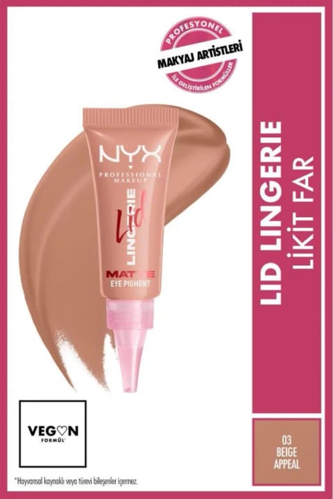NYX Professional Makeup Lid Lingerie سایه مایع - 03 Beige Appeal