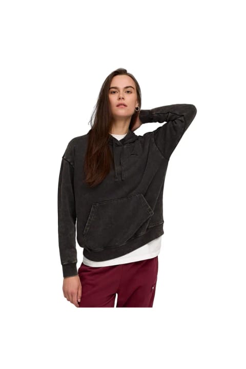 هودی زنانه Puma Ess Elevated Wash مشکی استایل روزمره 68810301