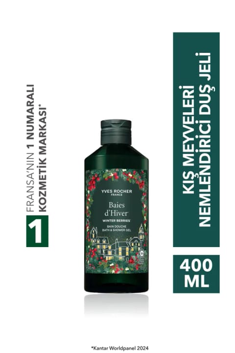 Yves Rocher ژل دوش میوه‌های زمستانی 400 میلی‌لیتر