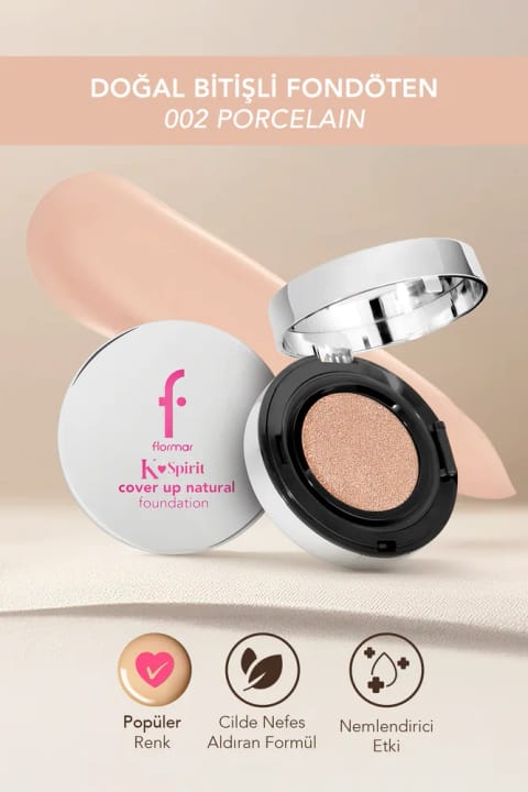 فونداسیون کوشن Flormar K-Spirit Cover Up
