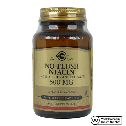 Solgar No Flush Niacin 500 Mg 50 کپسول