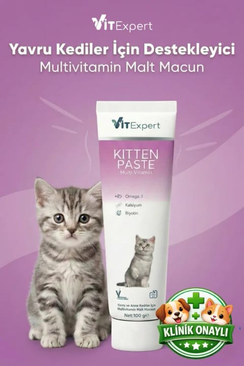 Vitexpert Kitten Paste مکمل ویتامین بچه گربه و گربه مادر