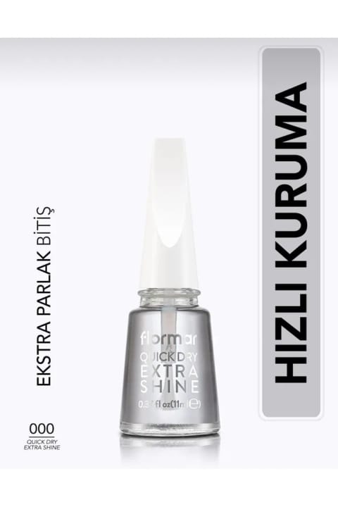 Flormar Quick Dry Extra Shine محافظ/پوشش نهایی سریعخشک با براقیت اضافه