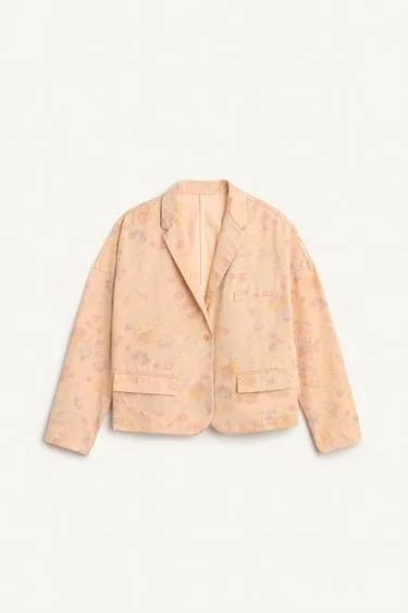 Zara بلیزر گلدار