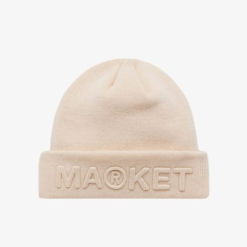کلاه بافت مردانه کرم Market Knit