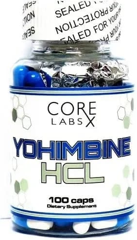 CORE LABS YOHIMBINE FAT BURNER 5 MG 100 CAPS