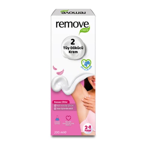 Remove Care کرم موبر پوست حساس ۲ × ۱۰۰ میلی‌لیتر