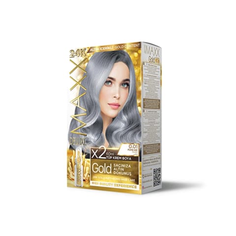 Maxx Deluxe Golden Beauty رنگ مو 0.01 دودی خاکستری