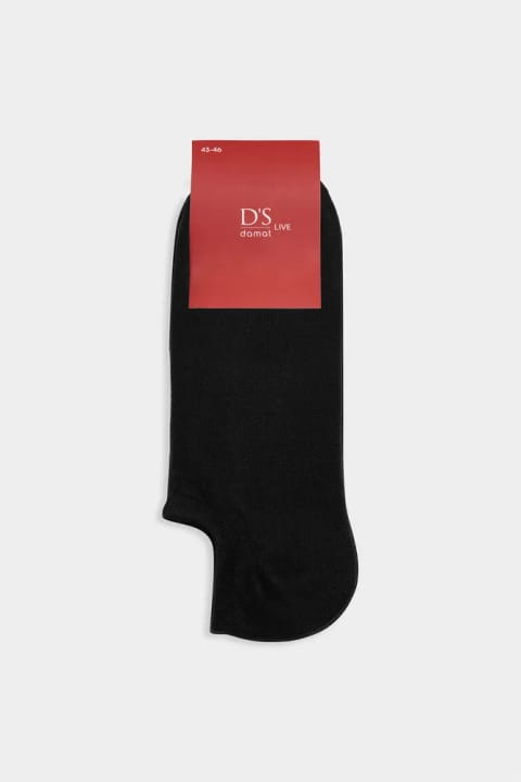 D'S Damat جوراب اسپرت اسنیکر پنبه‌ای مشکی
