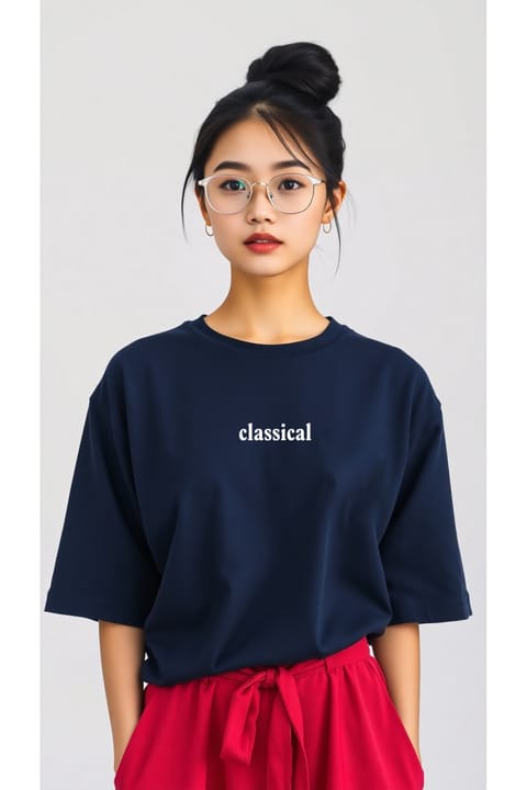 تیشرت اورسایز چاپی Classical uyguntarz
