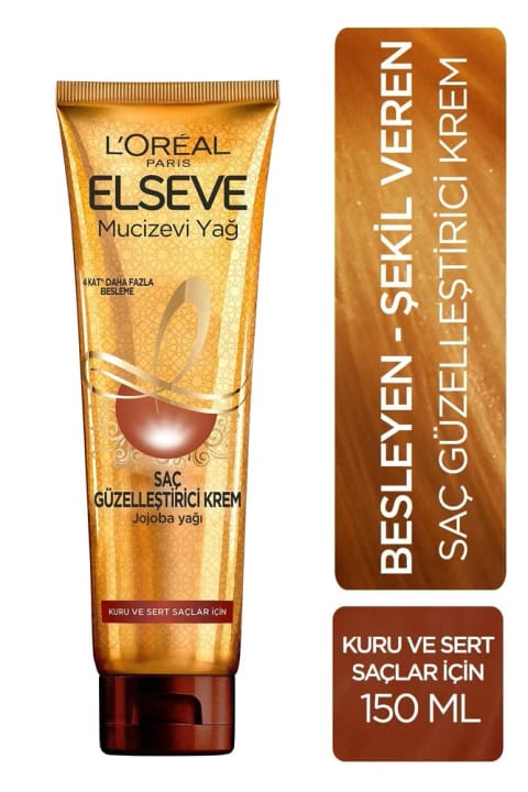 ELSEVE دوا معجزه روغن کرم زیباسازی مو // 150ml مخصوص موهای خشک و زبر