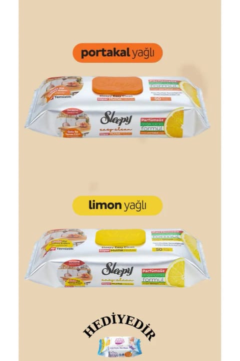 دستمال و حوله آشپزخانه Easy Clean Sleepy مدل سطحتمیزکن ÇEŞİT005
