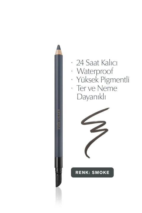 Estee Lauder Double Wear 24 ساعت ماندگاری ضدآب Waterproof ژل خط چشم -05 SMOKE