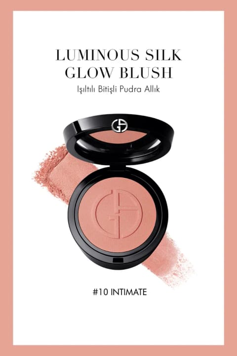 Giorgio Armani Luminous Silk Glow Blush رژگونه پودری با پایانه درخشان 10 Intim...