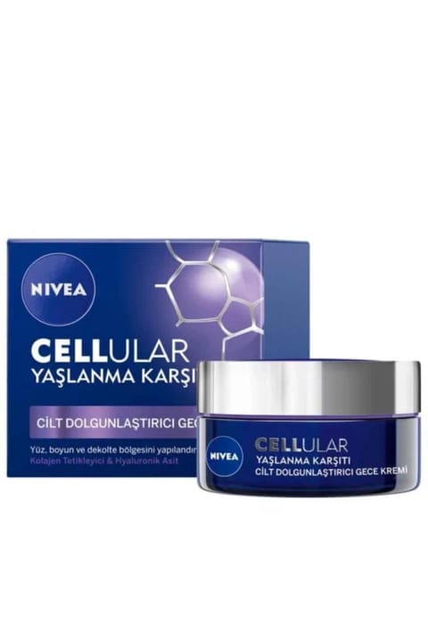 NIVEA کرم شب حجمدهنده پوست ۵۰ میلیلیتر