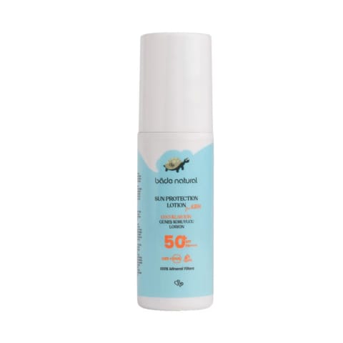 Bade Natural 100% طبیعی ضدآفتاب کودکان SPF 50+ با محافظت بالا 100 میلیلیتر