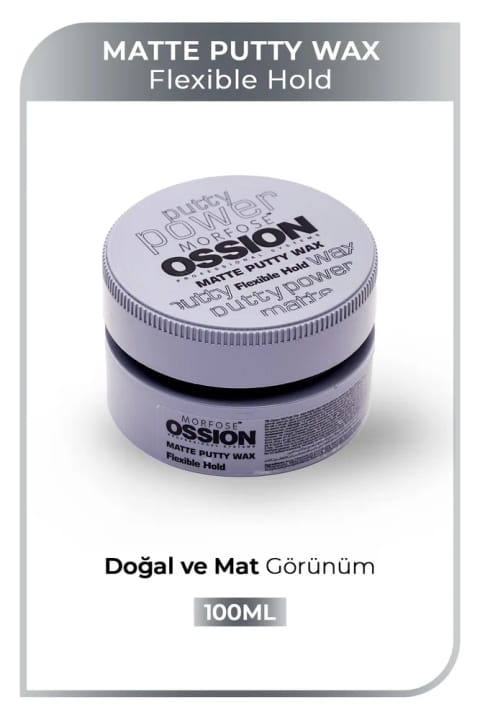 Ossion Flexible Hold Putty کرم موم مات 100 میلیلیتر