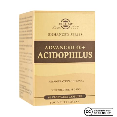 Solgar Advanced 40+ Acidophilus 60 کپسول