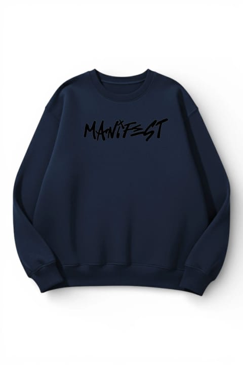 سویشرت اورسایز یونیسکس uyguntarz طرح Manifest بافت نرم سهنخ