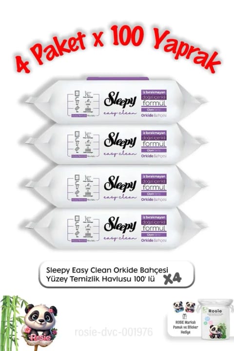 دستمال تمیزکننده سطح Sleepy باغ ارکیده