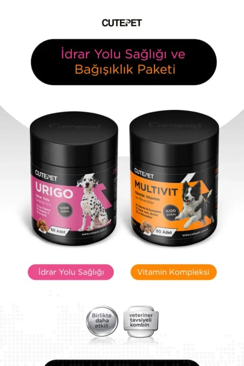 Köpek İdrar Yolu Sağlığı & Bağışıklık Paketi