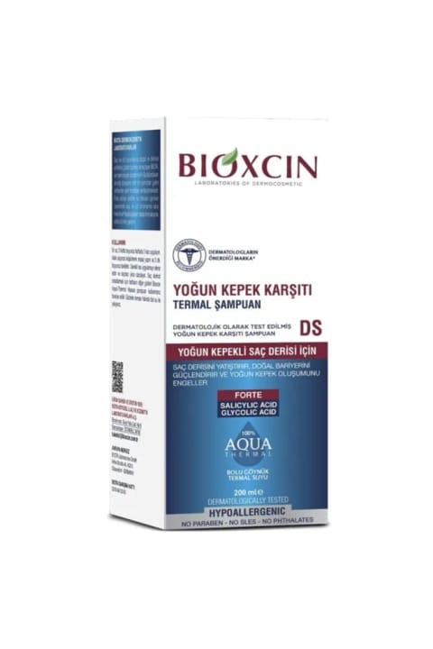 شامپو ضدشوره قوی Bioxcin Forte Aqua Thermal DS 200 ml