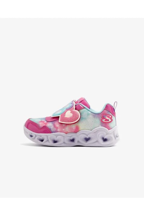 SKECHERS HEART LIGHTS - LOVIN REFLECTION کفش ورزشی دختر بچه صورتی با چراغ