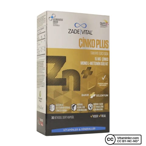 Zade Vital چینکو پلاس ۱۵ میلیگرم ۳۰ کپسول
