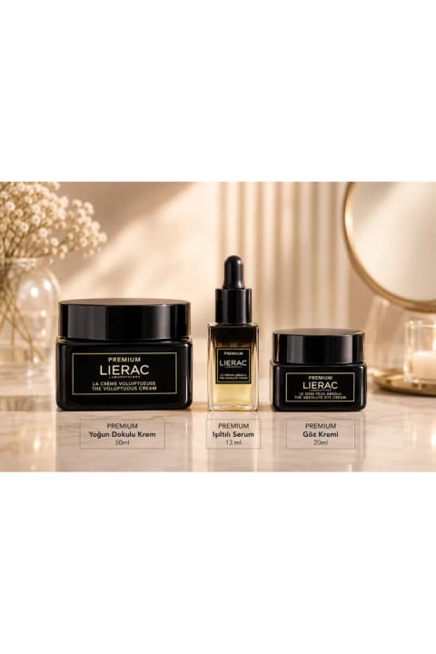 Lierac Premium کرم روشن‌کننده و درخشان‌کننده برای پوست‌های مات و خسته