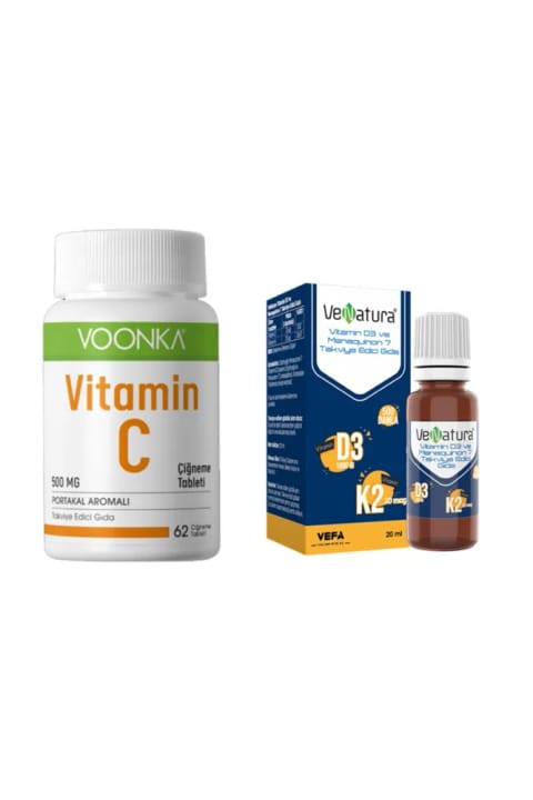 VeNatura D3 K2 و ویتامین C وونکا بسته زمستانه