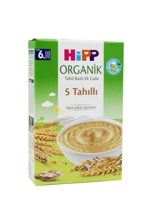 Hipp Organic 5 Cereal Spoon Food 6+ Months 200 gr