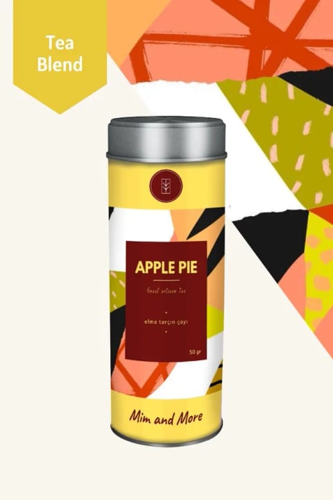 Mim and More Apple Pie Tea - چای سیب و دارچین، ۵۰ گرم