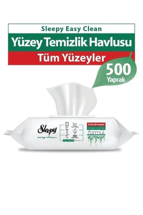 دستمال تمیزکننده سطوح Sleepy Easy Clean 500 برگ