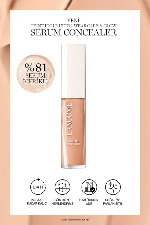 Lancome Teint Idole Ultra Wear Care & Glow کانسیلر سرم درخشانکننده 330...