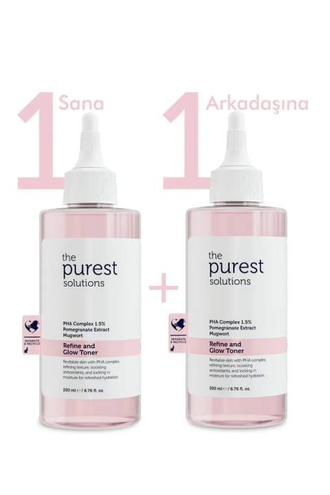 The Purest Solutions پاک‌کننده و روشن‌کننده PHA صورتی، یکی برای تو یکی برای دوستت...