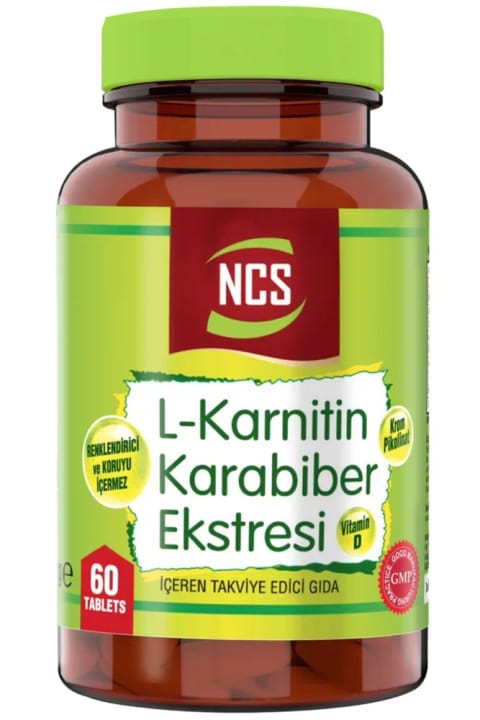 ال-کارنیتین NCS با عصاره فلفل سیاه ۶۰ قرص