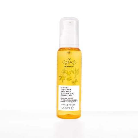 Otacı Botanics روغن گیاهی درخشش و براقیت مو 100 میلیلیتر