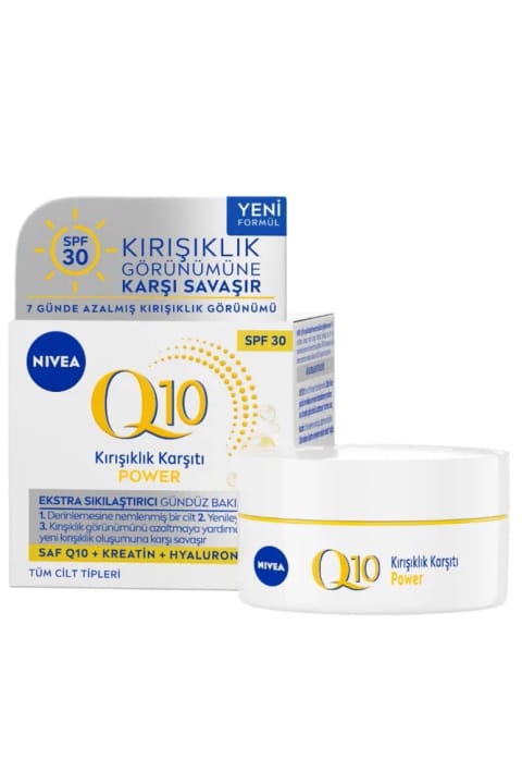 NIVEA Q10 Power کرم روزانه ضد چروک و سفتکننده پوست صورت 50 میلیلیتر