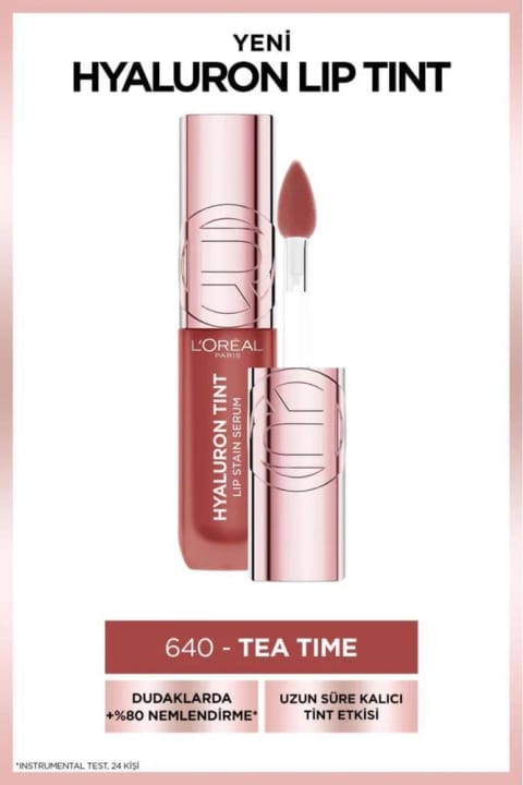 L'Oreal Paris Hyaluron Lip Tint رژ لب مایع - 640 Tea Time