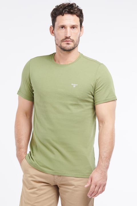 تیشرت اسپرت Barbour مدل Ol39 رنگ زیتونی سوخته