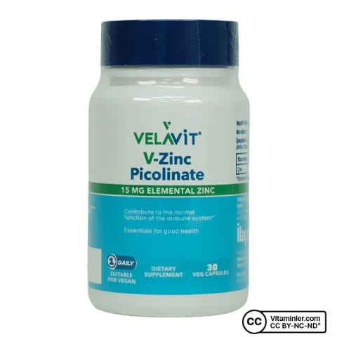 Velavit V-Zinc Picolinate 30 کپسول