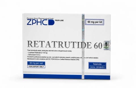 Zphc Retatrutide 60 mg 1 ویال × 60 mg + Bac Water (فقط تک ویال ارسال میشود)