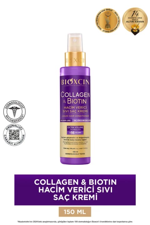 Bioxcin Collagen Biotin مایع حجمدهنده مو ۱۵۰ میلیلیتر