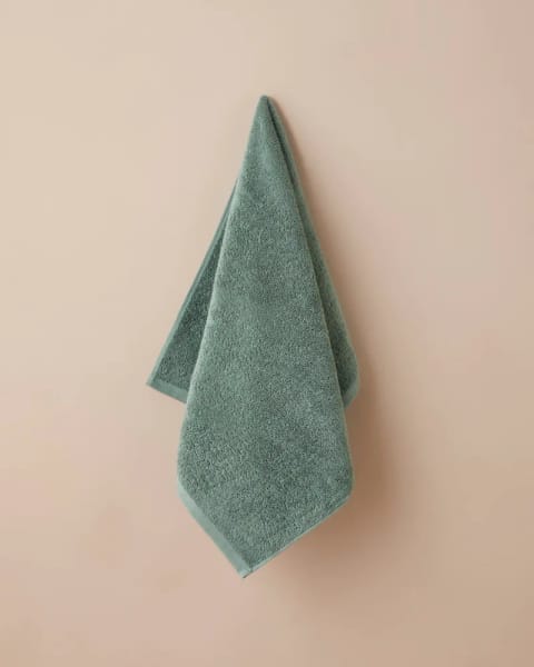 حوله صورت Aqua ۱۰۰٪ پنبه ۵۰×۸۰ سانتی‌متر سبز