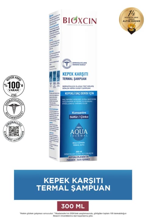 شامپو ضد شوره Bioxcin آکواترمال 300 میلیلیتر