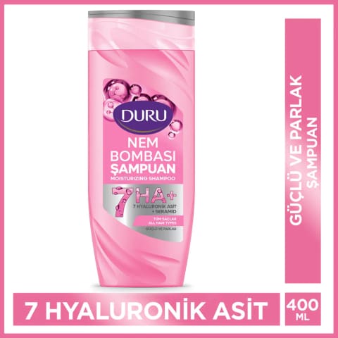 Duru Nem Bombası شامپوی تقویت و درخشش 400 میلی‌لیتر