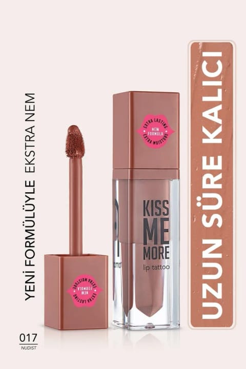 رژ لب مایع مات ماندگار فلورمار - Kiss Me More-017 Nudist