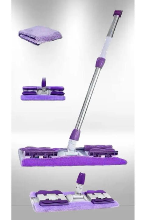 Sleepy Mop Easy Clean حوله تمیزکننده کف، سازگار با تی، دارای صابون سفید