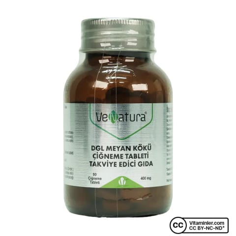وناتورا DGL ریشه شیرینبیان ۹۰ قرص جویدنی